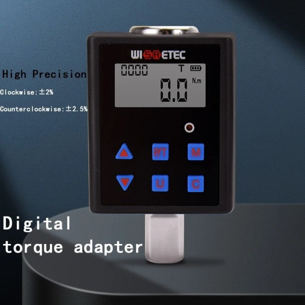 Digital vridmoment mätare justerbar moment mätare adapter professionell elektronisk moment nyckel