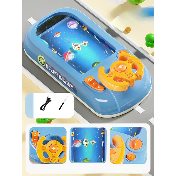 Rc bilar racing äventyr spel konsol bil simulering körning ratt hjul barn's pussel leksak