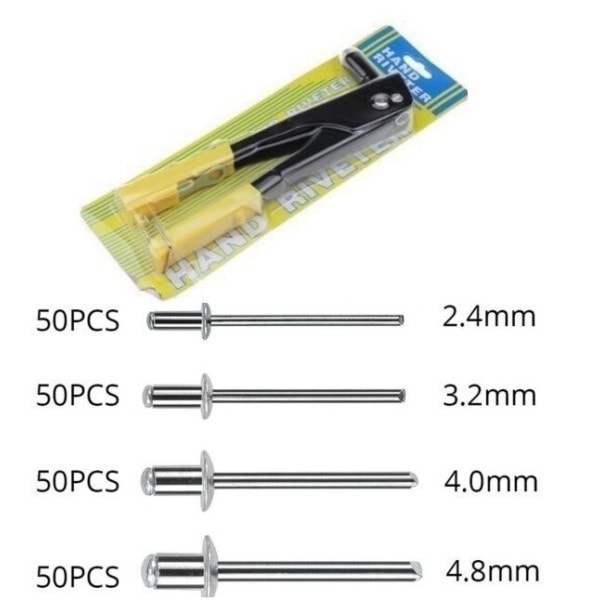 Heavy Duty Riveter Set Hand Riveter Set Blind Nit Tång pistol