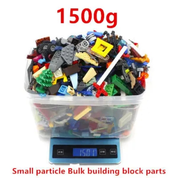 1500g Gör-det-själv MOC Slumpmässig Montering Byggnadsblock Bulk Basic Delar Classic Modell Bricks Creative City Sets