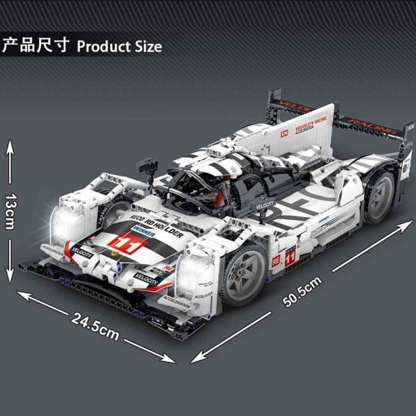 Teknisk Kända Super Racing Bil Bygg Block MOC Statisk Modell Klossar Barn Montering Fordon Set