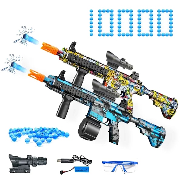 M416 vand bombe blaster pistol elektrisk graffiti luft riffel våben paintball legetøj