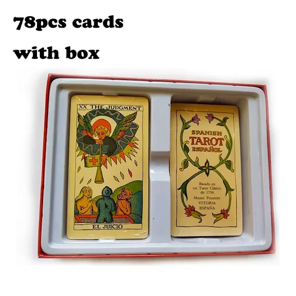 Tarot bræt spil sjove kort klassisk spansk tarot spil