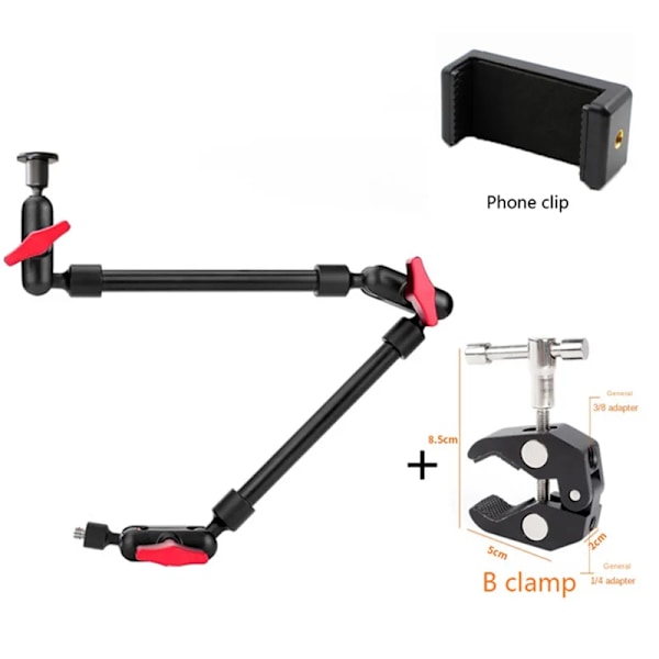 Kamera Magic Arm med Super Clip Bracket