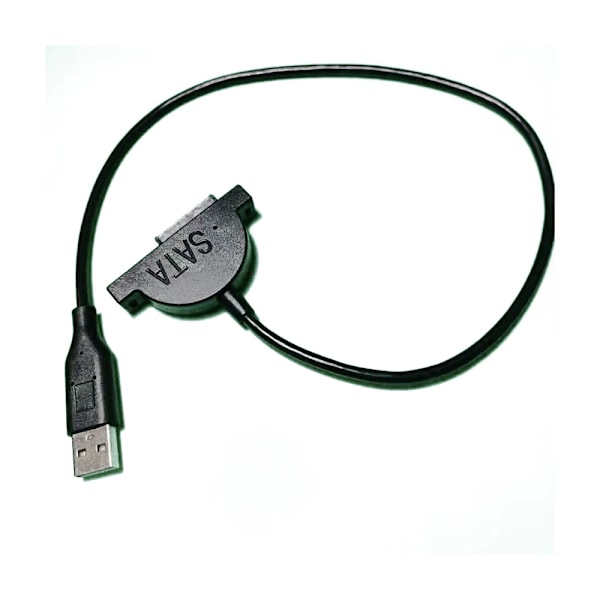 USB 2.0 til Mini Sata II 7+6 13Pin Adapter For Notebook CD/DVD ROM Slimline Drive Converter