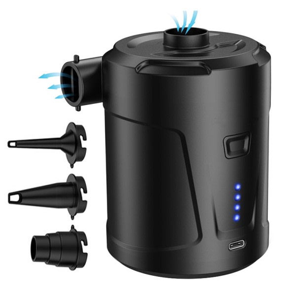 Elektrisk Luft Pumpe Bærbar Quick-Fill Luft Pumpe 5000mAh Perfekt Inflator / Deflator Pumpe