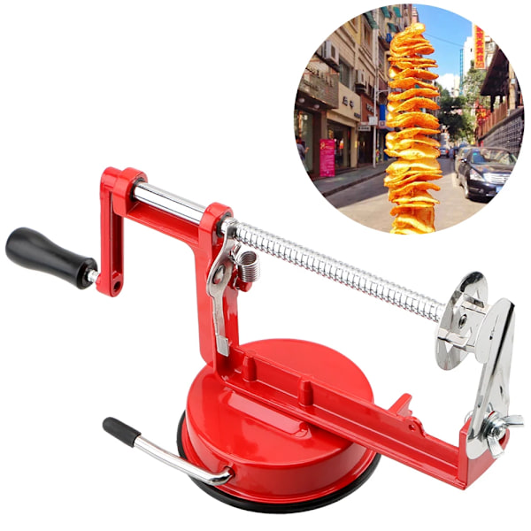 Manuel Twisted Kartoffel Æble Skærer Grøntsag Spiralizer Rustfrit Stål