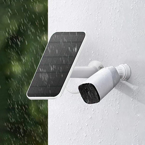 4W Solar Panel för Eufy Eufycam Cam Väderbeständig Vägg Monte Vridbar Fästen med 9,8ft Ström kabel