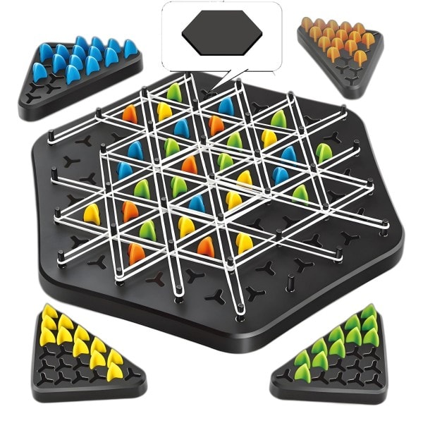 Kjede Trekant Sjakk Splendor Duell Brett Spill Strategi Spill