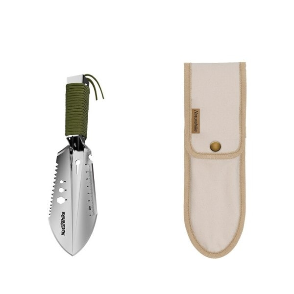 Utomhus Hand Spade Multifunktion Trädgårdsskötsel Grävning Verktyg Bärbar Med Kutter Linjal