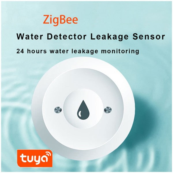 Vatten Immersion Sensor Smart Life Läckage Sensor Vatten Länkage Larm App Fjärrkontroll Övervakning Vatten Läckage Detektor