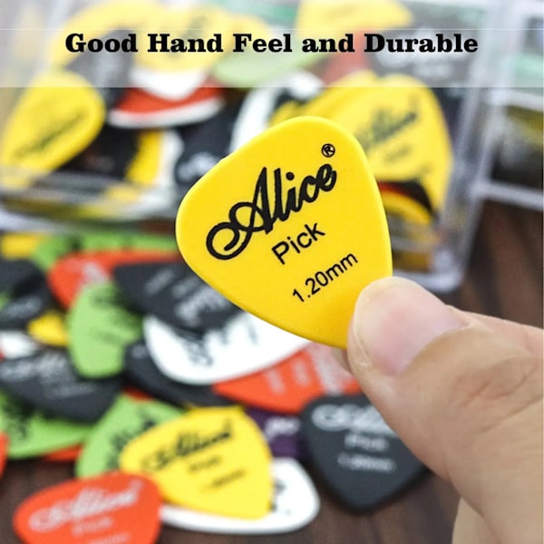 Flerfärgad gitarr pick 50/100 bitar blandat ABS premium plast gitarr pick