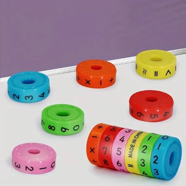 Gör-det-själv Matte block Perfekt Födelsedag present för pojkar och flickor - Förskola Lärande Räkna & Matematik Verktyg