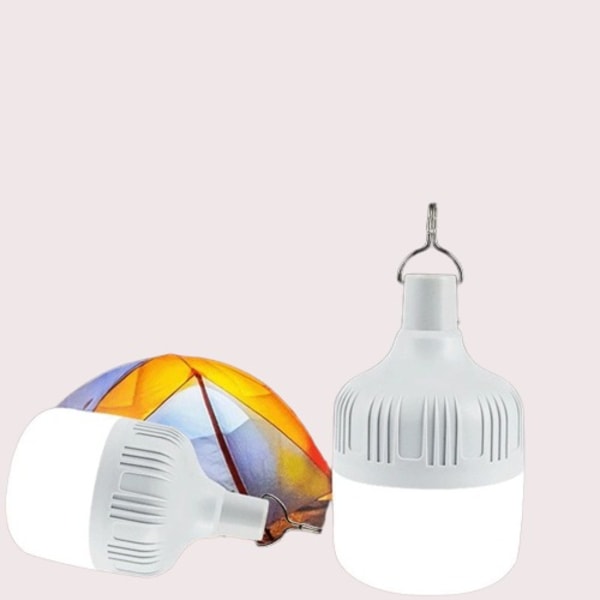 USB Genopladelig LED Nødlys Lys Hus Udendørs Bærbare Lanterner  Nødlys Lampe Pære