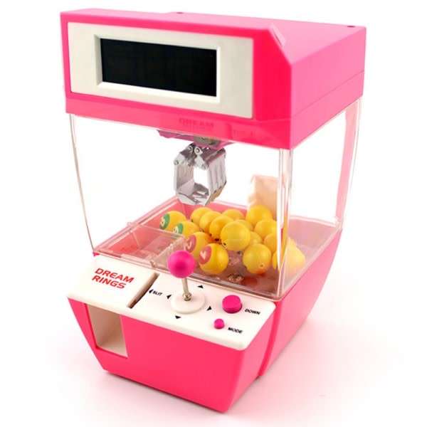 Doll Claw Machine Mini Slot Game Vending Candy Machine Grabber Arcade Desktop Caught fun