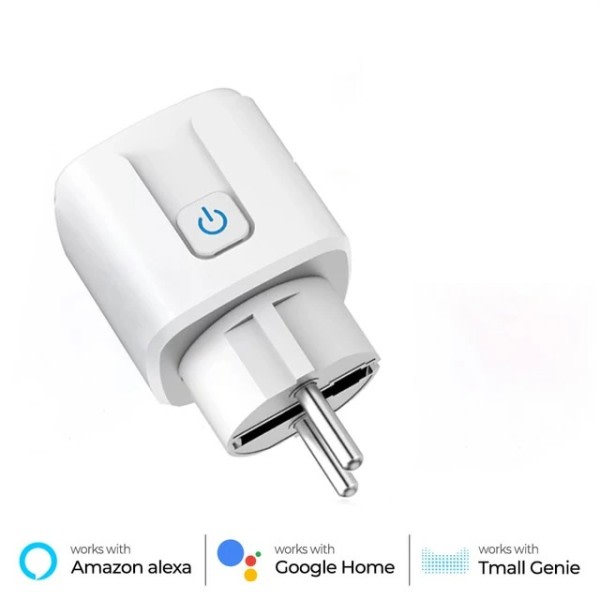 Smart Socket WiFi Smart Plug  Virta valvonta Ajoitus toiminto ääni ohjaus Alexa Google Assistant