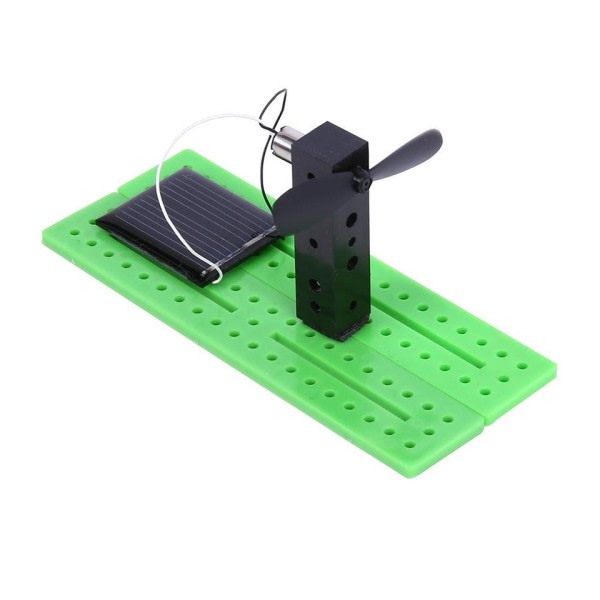 Kids DIY Solar Energy Leksak Pussel Montering Kit Science Generate El Experiment