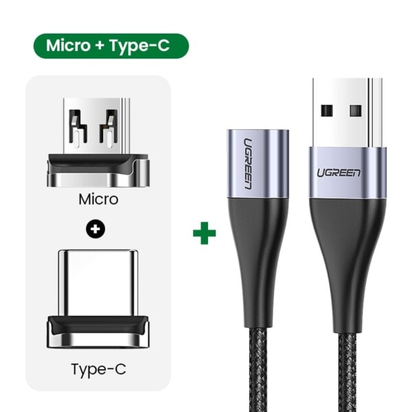 Magnetisk Lade Kabel Rask Lading USB Type C Kabel Magnet Mikro USB Data Lading Kabel