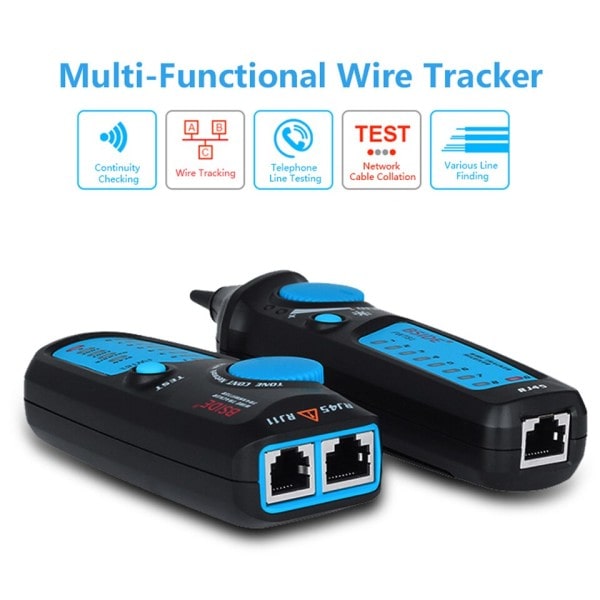 Netværk Kabel Tracker FWT81 RJ11/RJ45/Cat5/Cat6 Telefon Wire Tracer Toner Ethernet LAN Tester Detektor