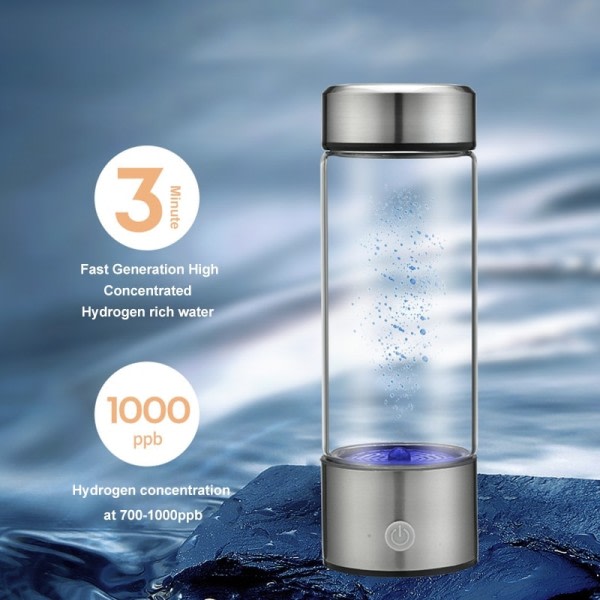 Bærbar hydrogen vann generator 3 minutter modus høy konsentrasjon hydrogen vann generator