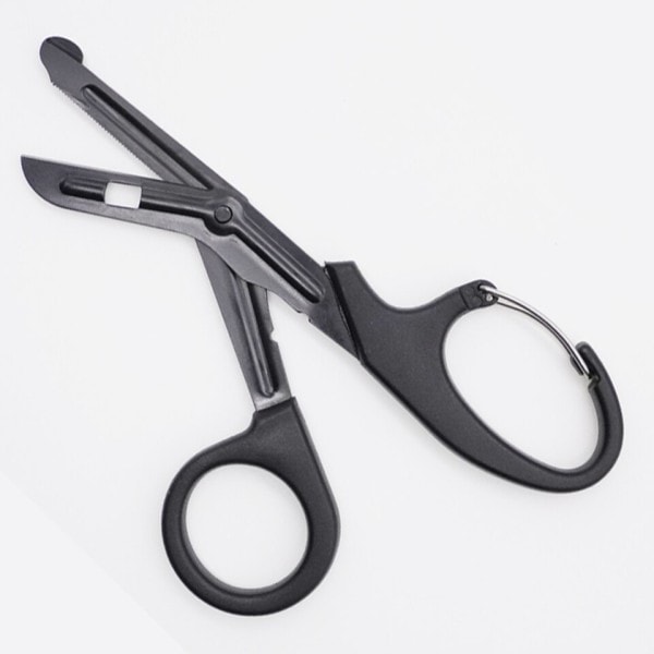 Lääketieteelliset sakset trauma sakset karabiinilla 18,5 cm side sakset, side sakset