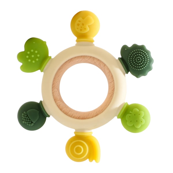 Baby Teether Musiikki helistit lapsille Eläin virkkaus helistin norsu kirahvi sormus