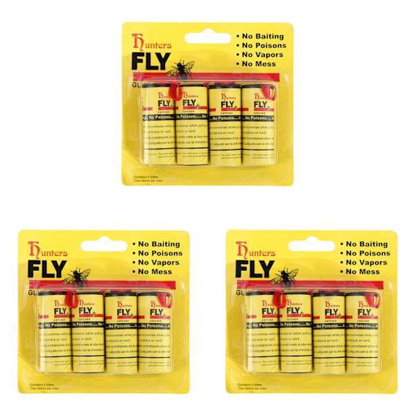 20 stykker Sticky Fly Bånd Rull Dobbeltsidig Flies Papir Strips Insekt Bug
