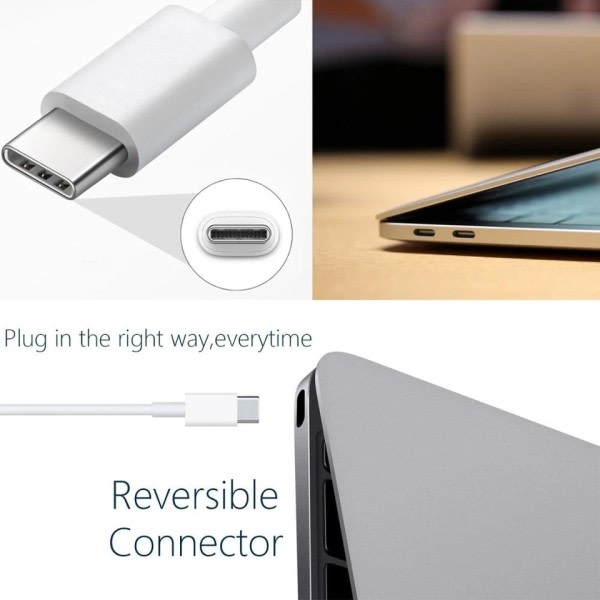 87W PD USB-C Notebook Bärbara datorer Ström Adapter Typ-C Snabb Laddare