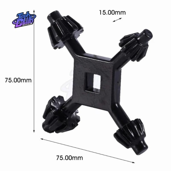 4 In 1 Multi-funksjon Chuck Nøkkel Drill Drilling Holder Spanner Ratchet Socket Ring Grip Star Nutch