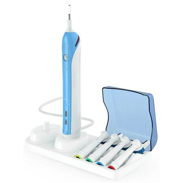 Holder Beslag Til Oral B Elektrisk Tandbørste Stand Base Støtte Tand Børstehoveder Boks Dæksel Med Oplader Hul Badeværelse