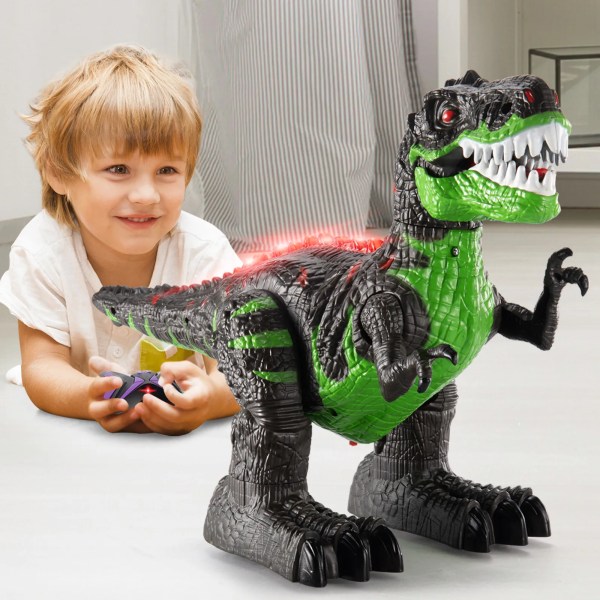 Kaukosäädin dinosaurukset sähkö robotti ääni valo lelu