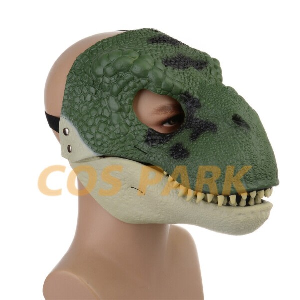 Lohikäärme dinosaurus naamio avo suu lateksi kauhu dinosaurus päähineet halloween juhlat cosplay asu