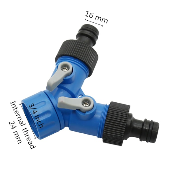3/4'' hun gevind shunt ventil Y-formet hurtig stik have vanding system vand splitter bil vask vand kontrol