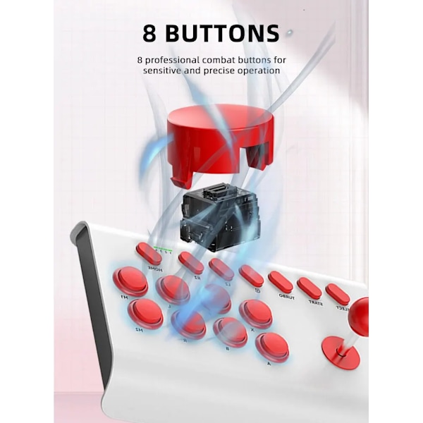 Wireless BIG PC Gamepad Retro Arcade Portable Game Control Usb Joystick