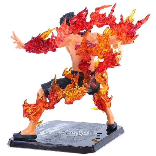 Tegneserie One Pieces Pirates Eventyrer Devil Fruit Fire Fist Portgas D Es Figures PVC Action Figur
