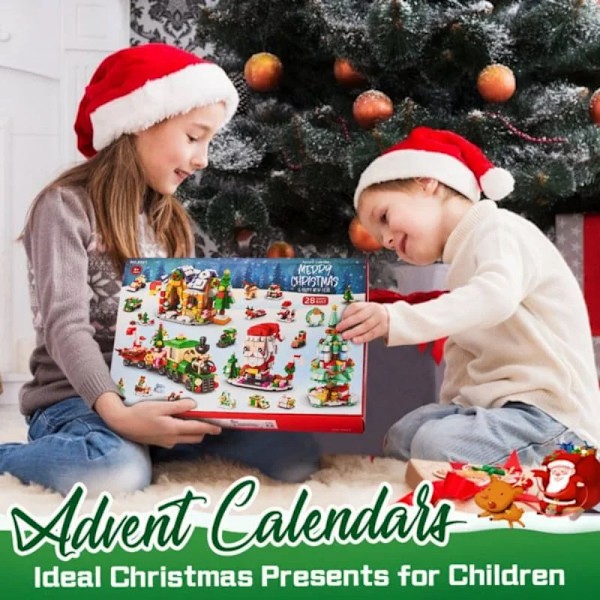 Jul advent kalender 24 dage nedtælling overraskelse blind kasse