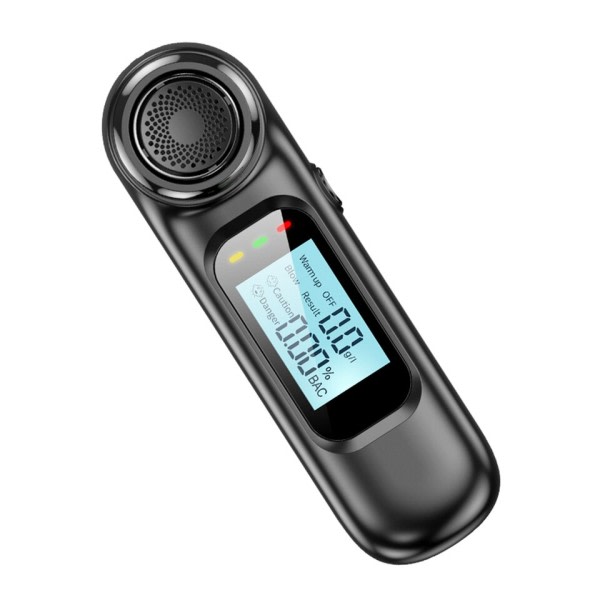 Digital Breath Tester USB Uppladdningsbar Beröringsfri Hög Precision Breathalyzer