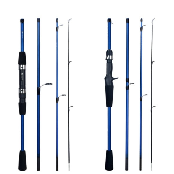 Baitcasting matka hiili 4/5 osio kalastus vavat