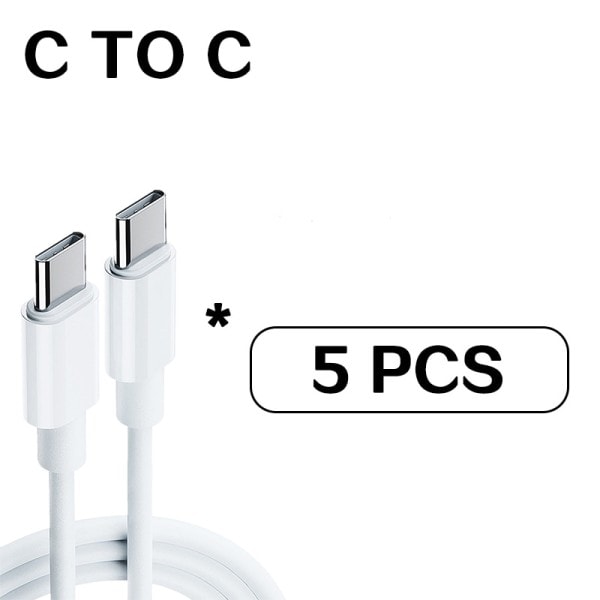 5kpl pikalataus USB laturi kaapeli iPhonelle