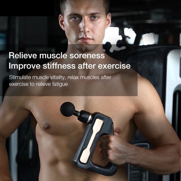 Elektrisk massage pistol 32 niveau fascia pistol dyb væv hals krop ryg muskel sport massager