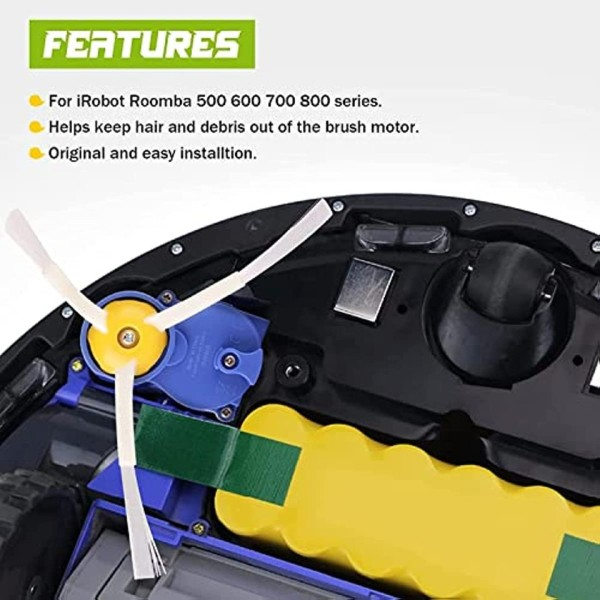 Side børste motor modul for iRobot Roomba 500 600 700 800 900 I3 Serie Robot Støvsuger