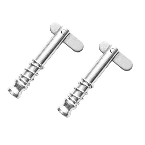 2 Pack Båt Bimini Topp Quick Release Pin 1/4 tommers 6mm med Drop Cam