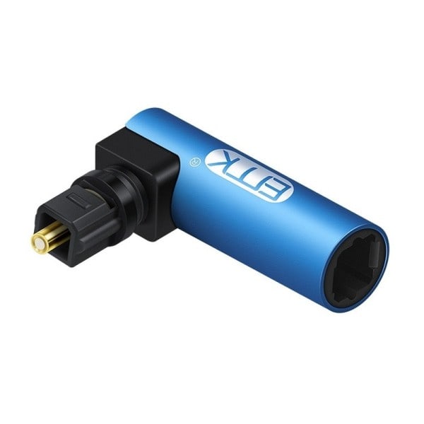 FRight Angle Digital Optisk Ljud Kabel SPDIF Toslink 90 Degree Optical Adapter