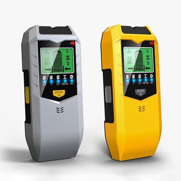 SH402 Vegg Stud Finder Sensor Vegg skanner 5 in 1 LCD Elektronisk Detektor Edge Center Wood Current Metal AC Live Wires Detection
