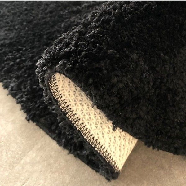Moderne Enkel Inser Stil Flokket Teppe Gulv Matte Stue Rom Soverom Nattbord teppe Plysj