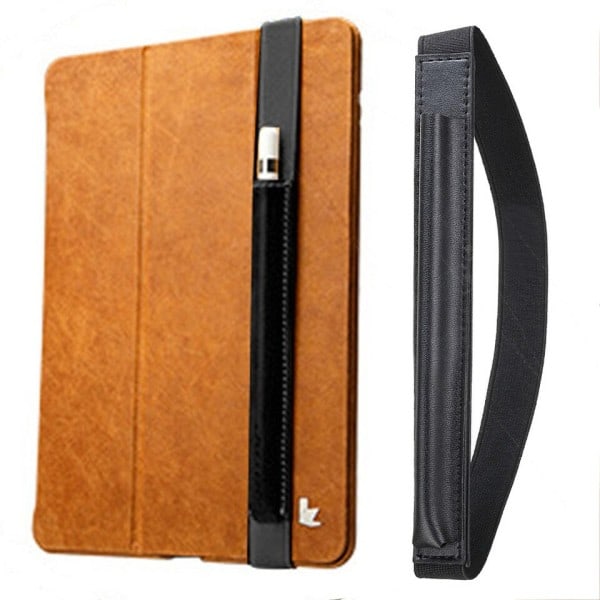Mikrofiber PU läder fodral fodral fodral påse väska för iPad Pro 9,7 tum Apple penna iTouch hållare