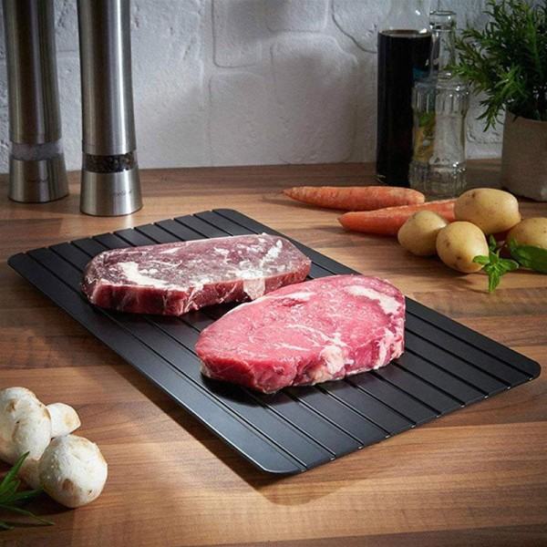 Snabb upptining bricka upptining fryst mat kött frukt snabb upptining platta