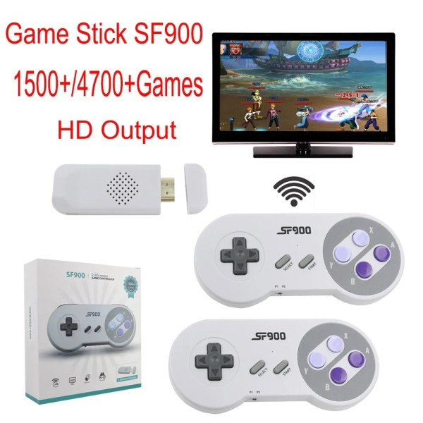 Super Nintendo 16 Bit Game Stick 4700 Retro Games HD Video Game Consoles