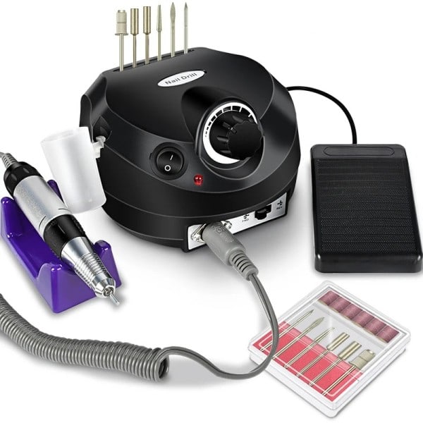 Professionel Manicure Maskin Negle Sliber Set