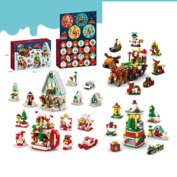 Jul advent kalender 24 dage nedtælling overraskelse blind kasse